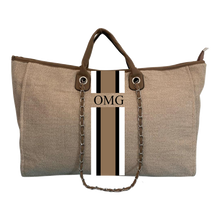 Load image into Gallery viewer, Danora Tote - Brown Large (Design Your Own) - Oh My Gift LLC
