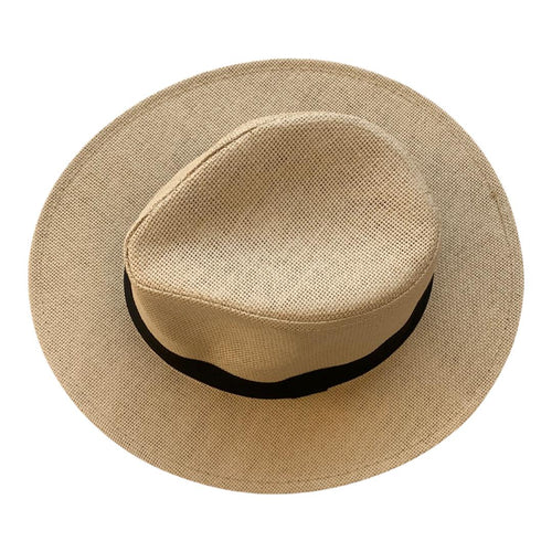 OMG Panama Beige Hat - Oh My Gift - Oh My Gift- mans hat - panama hat - straw hat for man 