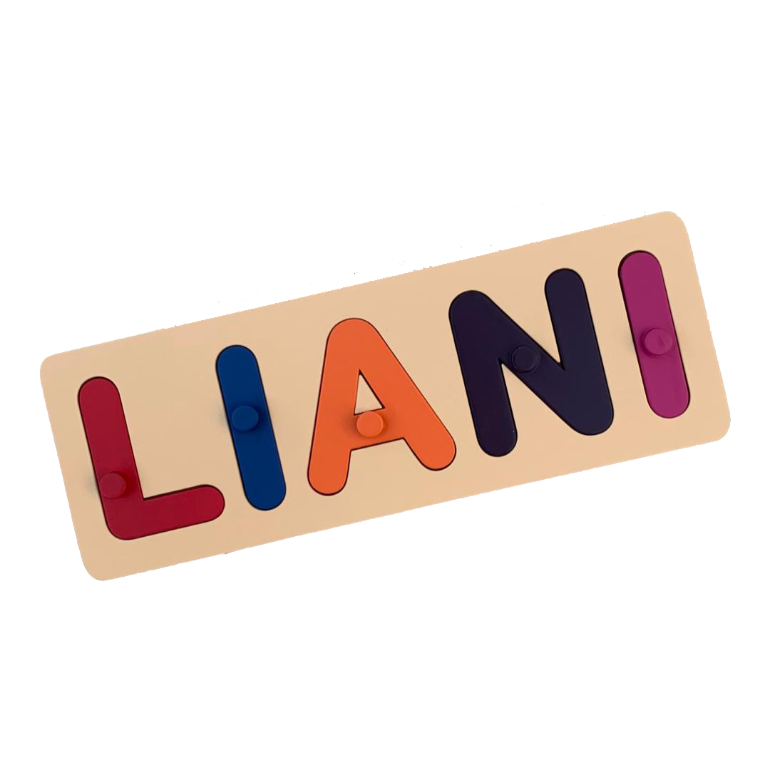 Multi Color Name Puzzle - Oh My Gift LLC