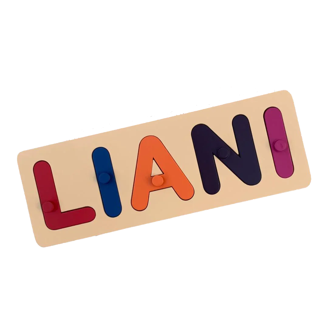 Multi Color Name Puzzle - Oh My Gift LLC