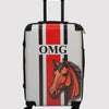 OMG Gallop Personalized Horse Lover Suitcase