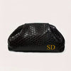 Lattice Customized Clutch-  Black