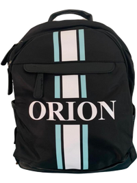 Black Backpack - Vertical Stripe - Oh My Gift LLC