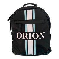 Black Backpack - Vertical Stripe - Oh My Gift LLC