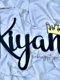 Acrylic Wall Name - Dual Color - Oh My Gift LLC