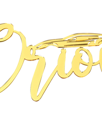 Acrylic Wall name - Gold Mirror Finish - Oh My Gift LLC
