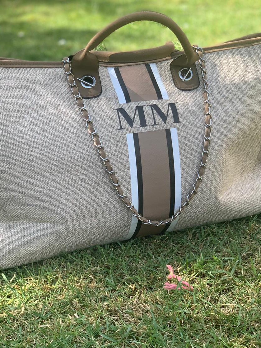 Danora Tote - Brown Large (Design Your Own) - Oh My Gift LLC