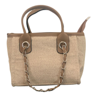 Danora Tote- Brown Mini (Design Your Own) - Oh My Gift LLC