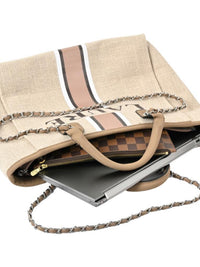 Danora Tote- Brown Medium ( Design Your Own) - Oh My Gift LLC