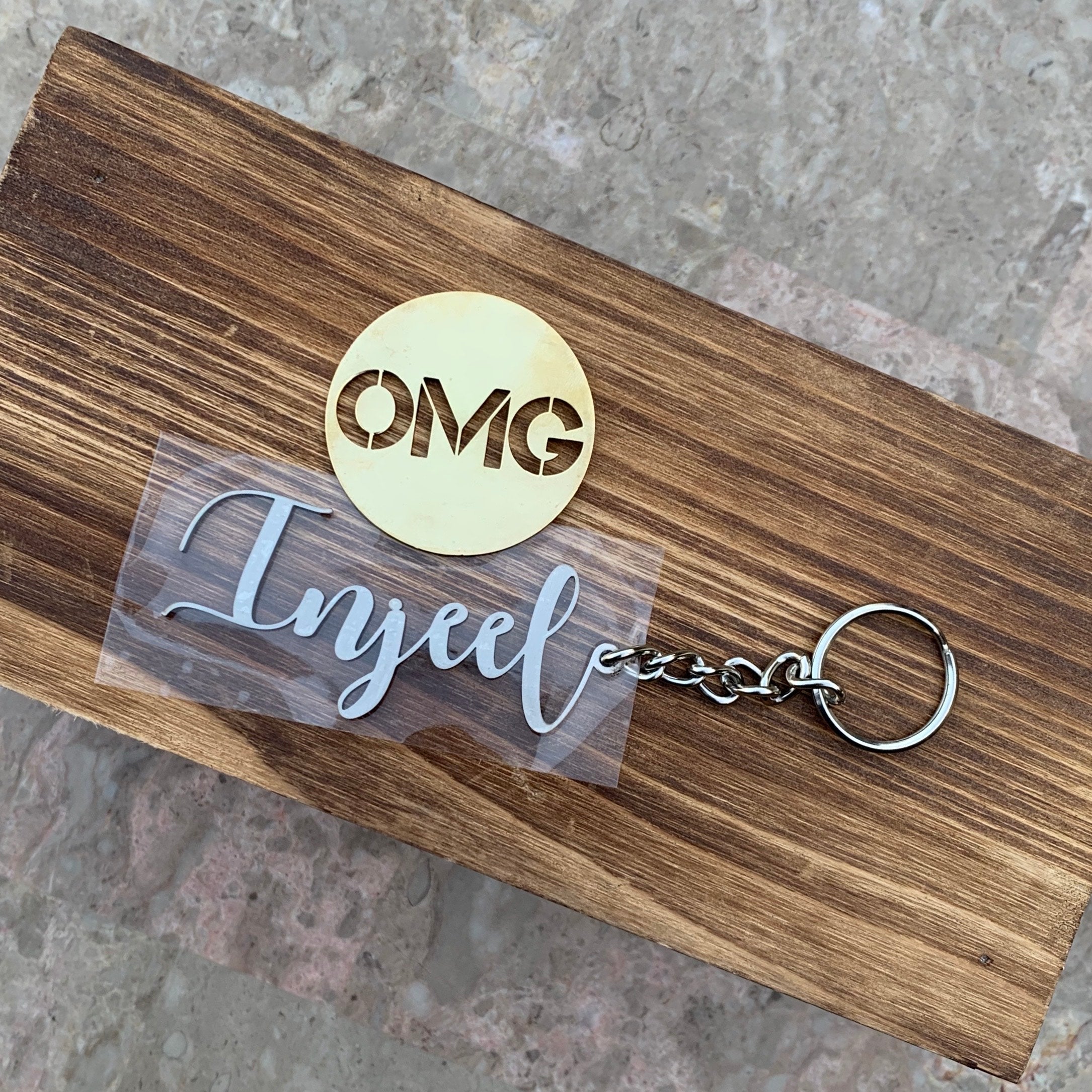 Name Keychain - Oh My Gift LLC