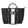 Danora Tote- Black Medium ( Design Your Own)