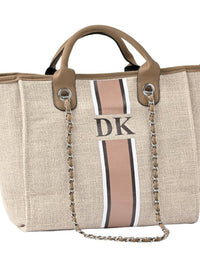 Danora Tote- Brown Medium ( Design Your Own) - Oh My Gift LLC