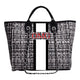 OMG Tote-   Personalized Tweed Black  (Design Your Own)
