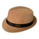 Personalized Men's Brown Hat- Embroidered