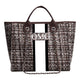 OMG Tote- Personalized Tweed Brown  (Design Your Own)