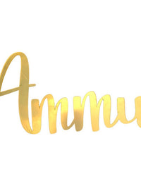 Acrylic Wall name - Gold Mirror Finish - Oh My Gift LLC