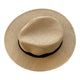 Custom Panama Beige Hat- Embroidered