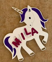 Load image into Gallery viewer, Unicorn Name Puzzle
