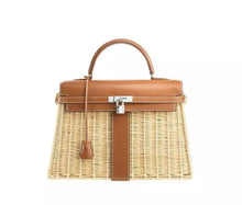 Load image into Gallery viewer, Honey Straw Tote - Mini
