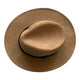 Custom Panama Brown Hat- Embroidered