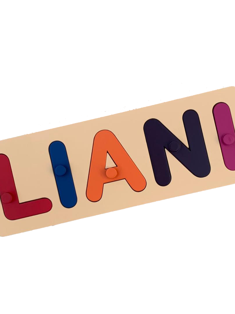 Multi Color Name Puzzle - Oh My Gift LLC